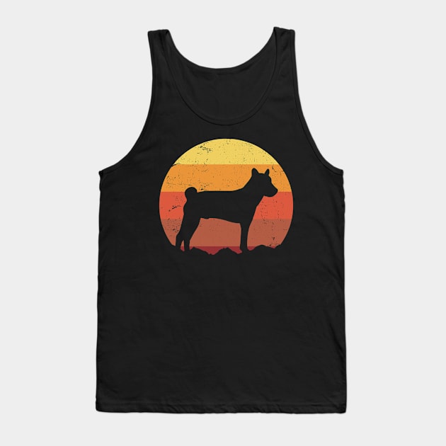 Basenji Dog Retro Tank Top by KAWAIITEE